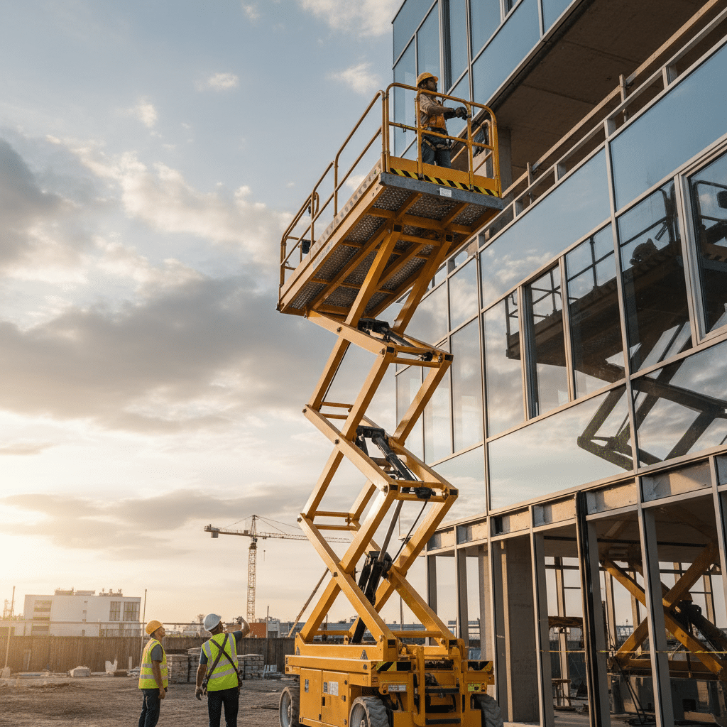 פיגום חשמלי מתקדם לעבודות בנייה ושיפוץ