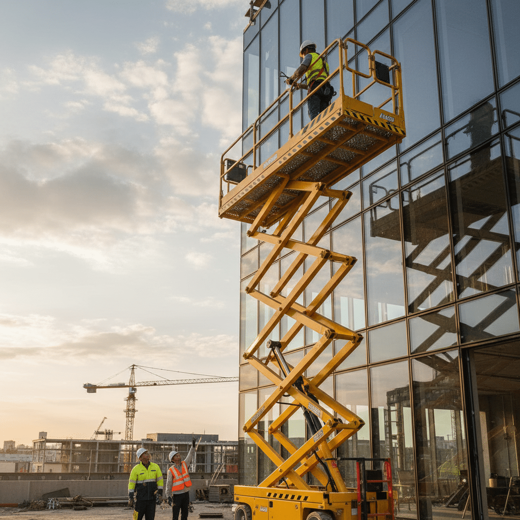 מלגזה חשמלית לעסקים עם פתרונות השכרת מלגזות יעילים